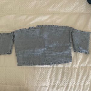 Off the shoulder crop top